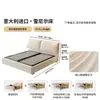 Cama de Tela Tongyu Especial Extraíble y Lavable Estilo Oreja de Elefante Almacenamiento Deslizante Color Crema Caja de Almacenamiento de Gran Capacidad