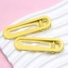Pinza para el cabello sin costuras brillante en forma de U de 6 cm, Popular en Xiaohongshu, Materiales DIY de Dopamina, Accesorios, Kit de Materiales DIY