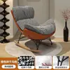 Sofá preguiçoso para sala de estar e quarto, poltrona reclinável para adultos, cadeira de balanço xadrez, cadeira de balanço para casa, cadeira de balanço individual para varanda de lazer