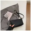 Bolsa Pequena com Padrão de Lichia para Mulheres, Estilo Novo, Alta Qualidade, Bolsa Simples para o Dia a Dia, Bolsa de Ombro Versátil para Trabalho