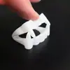 Horror Zumbi Vampiro Prótese Dentária Branca Halloween Prótese Dentária Adereços Suprimentos Brinquedos Assustadores Pegadinhas Atacado