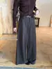 Su Xinlan/YOUMO - Pantalones Casuales Versátiles Sueltos Adelgazantes Estilo Old Money de Alta Inteligencia para Otoño Nuevo (con cinturón) 1725