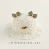 Chapéu de Bebê Estilo Fino para Primavera e Outono Chapéu de Pescador para Menina de Bebê Fofo e Super Adorável para Crianças Pequenas Proteção Solar ao Ar Livre de Verão Chapéu de Sol