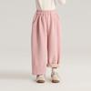 Pantalones de Invierno Nuevos para Niñas Momojia 2024 Invierno Nuevo Versátiles de Punto Casual Largos para Niños con Forro Grueso de Felpa