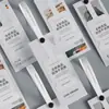 La plantilla de etiqueta colgante se puede agregar con texto e imágenes Etiqueta colgante para mujer de alta calidad estándar de lavado al agua cuello estándar botón anti-desmontaje hecho a medida