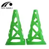 Novo 23cm oco logotipo barril rolo patinando pilha de flores plana 23cm logotipo cone futebol obstáculo à prova de vento