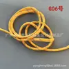 Cuerda Redonda de Poliéster con Núcleo Retorcido, Patrón de Puntos de Colores, 5mm de Espesor, Cuerda Miu Resistente al Desgaste para Tejido Hecho a Mano DIY, Colgante, Cinturón, Cuerda para Sombrero, Cordón