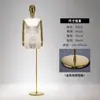 Maniquíes de alta gama para hombre, de medio cuerpo, accesorios para exhibición, al por mayor, cabeza con baño galvánico, mano, modelo, perchero, soporte de exhibición para cuerpo completo