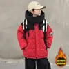 Chaqueta Acolchada de Algodón para Niños Invierno 2025 Ropa Nueva para Niños Abrigo de Algodón Espeso y Cálido Forrado de Felpa Ropa de Abrigo para Niños Ropa de Invierno para Niños Grandes