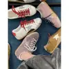 Versión Coreana 2025 Otoño Nuevos Zapatos Sucios de Suela Blanda para Mujer, Zapatos Sucios con Estrellas que Aumentan la Altura, Zapatillas Deportivas Retro Vintage para Mujer