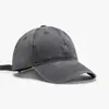 Estilo Novo Primavera e Outono Boné de Basebol com Top Macio Lavado Unissex Bordado de Letra Outdoor Aba Curva Casual Versátil Boné Bico de Pato