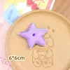 Algodón Merzerizado Relleno Estilo Coreano Estrella de Cinco Puntas Lazo de Perla Corazón Tela Flor de Cinco Pétalos Estéreo Accesorios para el Cabello de Niños
