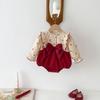 Roupas de Bebê Ins Roupas de Primavera e Outono Roupa de Bebê Recém-nascido Peça Única Roupa com Chapéu Roupa de Macacão Vestido para Bebê Menina de Um Ano Roupa de Enrolar para Fazer Cocô Classe A