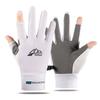 Guantes de Pesca al por Mayor con Aberturas para Dos Dedos, Secado Rápido, Protección Solar, Transpirables, Antideslizantes, Guantes de Ciclismo, Guantes de Pesca con Señuelo Xinji para Hombres y Mujeres