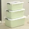 Caja de Almacenamiento Engrosada para Ropa, Juguetes, Snacks de Casa y Coche, Caja de Almacenamiento de Respaldo, Caja de Almacenamiento tipo Canasta de Plástico