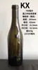 Botella de Vino Tinto Panzona de 750ml Botella de Vidrio para Vino Casero Decoración Colección de Vino Tinto Artificial Accesorios para Armario de Vino