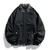 Atacado Transfronteiriço 2025 Primavera e Outono Novo Masculino Solto Tendência Marca Gola Reversível Tingido na Massa Xadrez Jaqueta Fina Transfronteiriço