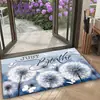 Nueva alfombra de piso de terciopelo de cristal con diseño de gatito vintage para uso doméstico, resistente a la suciedad, resistente al desgaste, fácil de mantener, alfombra a prueba de polvo y antideslizante para la entrada