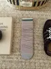 Calcetines Vintage Nuevos para Mujer Otoño/Invierno 2026, Algodón Puro, Rayas de Bloques de Color, Calcetines Versátiles de Media Pantorrilla, Tendencia Ins Estilo Coreano Calcetines Holgados