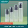 20/30/40/50ml Frasco Spray a Vácuo de PP Brilhante Frasco Recarregável para Produtos de Cuidados com a Pele Frasco de Plástico com Bomba para Cosméticos