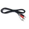 Linha de áudio de um para dois Linha AV 3,5 estéreo revolução 2RCA macho linha de transferência de um para dois linha de alto-falante de computador