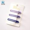 Pinza para el pelo de color caramelo con forma de ola, juego para el verano, flequillo roto, pinza de pico de pato, sentido avanzado, flequillo lateral simple, pinza de un solo carácter, accesorio para el cabello