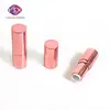 Yueshunxing Material Personalizado para Envase Cosmético Chapado en Oro Rosa Tubo Redondo para Labial 3.5g