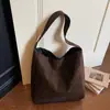 Bolso Tote de Gran Capacidad Estilo Perezoso de Gamuza 2026 Estampado de Leopardo Nuevo Retro Mate para Viajes Diarios Hombro Axila para Mujeres