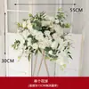 Nuevo Cesta de Flores de Apertura Floral Bola de Flores Letrero de Bienvenida Flor Falsa Flor Artificial Decoración Tienda Exhibición Trípode Flor