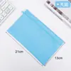 Estojo de Lápis Transfronteiriço Estudante Simples Atacado Bolsa de Documentos de Camada Única Logotipo Personalizado Nova Bolsa de Material Escolar Grande Capacidade Resistente a Manchas