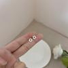 Exquisito y Compacto Mini Juego de Aretes, Sencillo Básico Femenino Geométrico Cool Versátil Diseño de Mariposa Aretes Estilo Frío