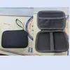 Bolsa Grande Retangular para Cosméticos, Caixa de Embalagem Portátil e Resistente a Quedas para Carregador Portátil, Bolsa Rígida de EVA para Disco Rígido, Fones de Ouvido Bluetooth Universais Digitais