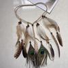 Diadema Bohemia Transfronteriza de Plumas de Pavo Real Vacaciones Costeras Europeas y Americanas Tocado Indio Diadema de Estilo Étnico Venta al por Mayor