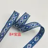 Fita de Diamante 1,2cm Fita Jacquard Quadrada de Seda Dourada Cinto de Renda Étnica Ventilador de Grupo DIY Envolvimento de Presentes Acessórios Hanfu