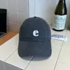 Gorra Emis Nueva Estándar Clásica de Béisbol para Mujer Estilo Mismo de Zhao Lusi Azul Marino Circunferencia de Cabeza Grande Estilo Coreano Gorra de Pico de Pato