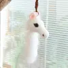 Juguete de Peluche con Palo de Cabeza de Caballo Transfronterizo Melena Larga Muñeco de Caballo Artificial Felpa Suave Rendimiento Regalo Creativo Palo para Montar