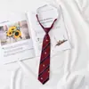 Estudiantes Estilo Universitario Ropa de Graduación Licenciatura vino tinto Corbata Femenina JK Estilo Japonés Lazo DK Masculina Camisa Corbata Accesorios