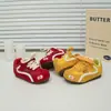 Otoño 2025 Zapatos Retro Bebé Forrest Gump Más Fáciles de Combinar Color Combinación Cordones Zapatos para Niños Pequeños Tendencia Suela Suave Zapatos para Bebé de Hombre y Mujer