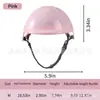 Nuevo casco rosa para mascotas para perros y gatos, casco de motocicleta para perros mascota, accesorio para la cabeza para mascotas al aire libre