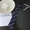 Corbata Jk Rayada Accesorios para Camisa de Mujer Estilo Universitario Versión Coreana Dk para Hombre Nudo sin Corbata Casual Uniforme Escolar Japonés Estudiante