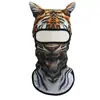Pañuelo para la cabeza de ciclismo al aire libre, máscara con estampado de animales, capucha deportiva 3D, a prueba de viento, a prueba de arena, a prueba de polvo, transpirable