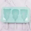 Molde para Helados para Paletas Caseras, Barras de Hielo y Pasteles de Hielo; Molde de Helado DIY para Niños