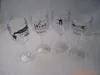 Fornecimento de Copo de Vinho Alto Promocional de PS Transparente com Logotipo Personalizado Copo para Vinho Tinto