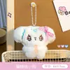 Lindo llavero colgante de peluche de gatito, decoración para bolsa de pareja, juguete de peluche, pequeño regalo para una máquina de garra