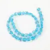 Areia Dourada Vidro Luminoso Flor de Cerejeira Trevo de Quatro Folhas Material para Colar DIY Pulseira de Moda Tecida à Mão Acessórios de Joias