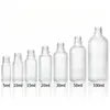 Botella cuentagotas blanca esmerilada 30ml botella dispensadora de esencia 10ml botella cuentagotas para aceites esenciales botella de vidrio de grado alimenticio