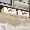 Caja de pañuelos de cocina colgante, portapañuelos de pared, caja de almacenamiento de pañuelos, caja colgante invertida, portapañuelos, estante de almacenamiento sin taladro