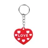 Llavero de amor Día de San Valentín goma suave lindo PVC decoración de bolsa llavero llavero se puede configurar a figura *