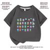 Camiseta Manga Curta Infantil Blocos de Construção Digitais Camiseta Básica Meninas Numberblocks Roupa Infantil de Verão Top Meninos ins