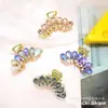 Exquisito Pasador de Corona de Cristal para Mujer 2025 Nuevo Pasador para Flequillo de Frente Mini Pasador de Pelo de Princesa Clip Superior